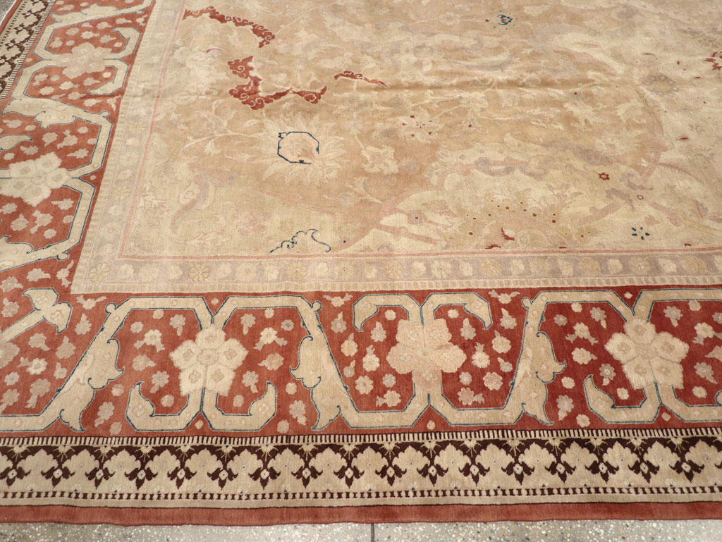 Antique Persian Tabriz Carpet, No.14870 - Gsblank