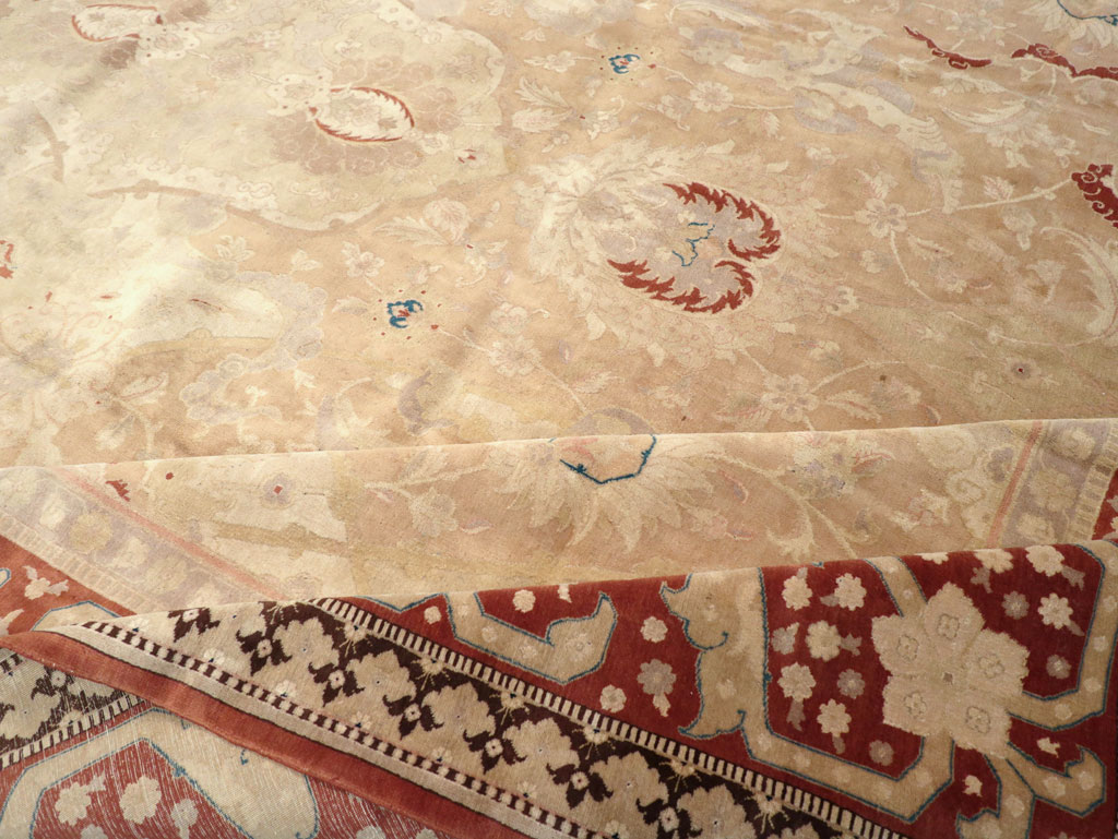 Antique Persian Tabriz Carpet, No.14870 - Gsblank