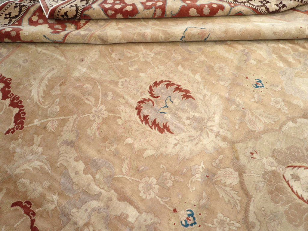 Antique Persian Tabriz Carpet, No.14870 - Gsblank