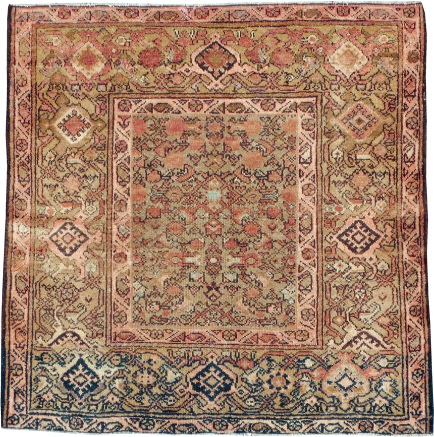 Vintage Persian Malayer Rug, No.14884 - Gsblank