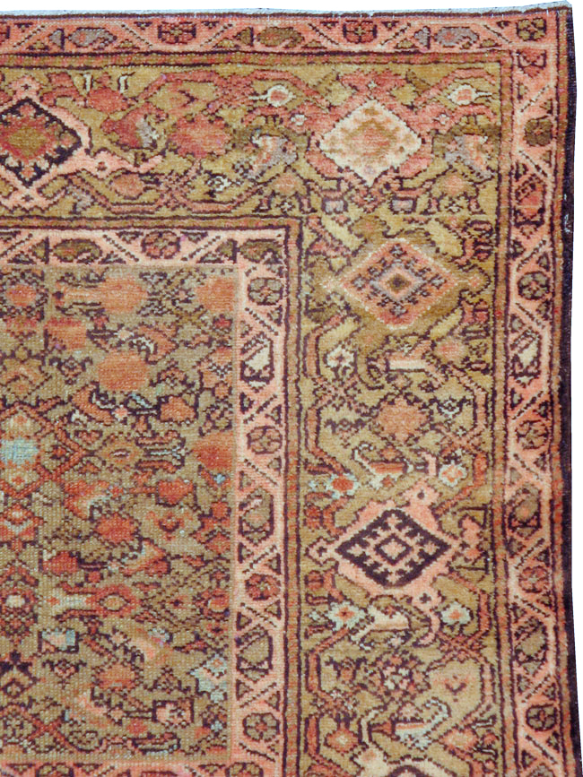 Vintage Persian Malayer Rug, No.14884 - Gsblank