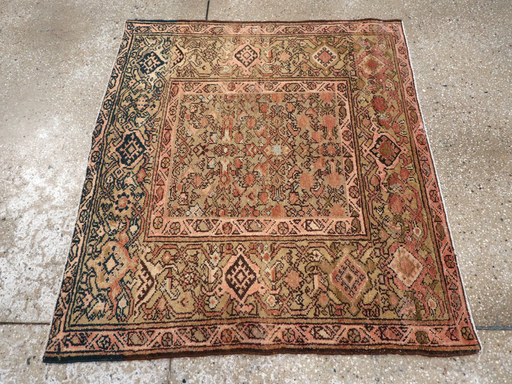 Vintage Persian Malayer Rug, No.14884 - Gsblank