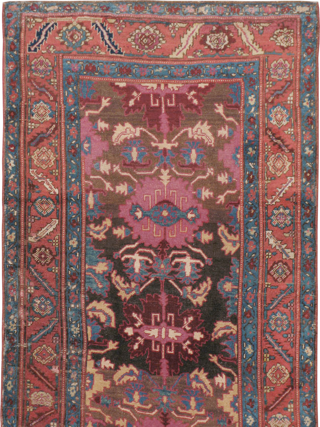 Antique Persian Bakshaish Runner, No.14896 - Gsblank