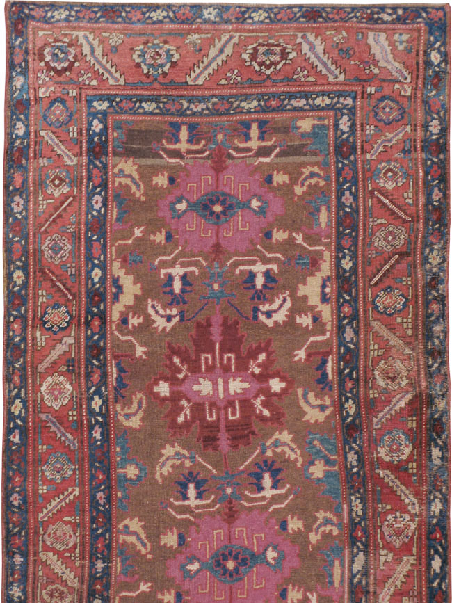 Antique Persian Bakshaish Runner, No.14896 - Gsblank