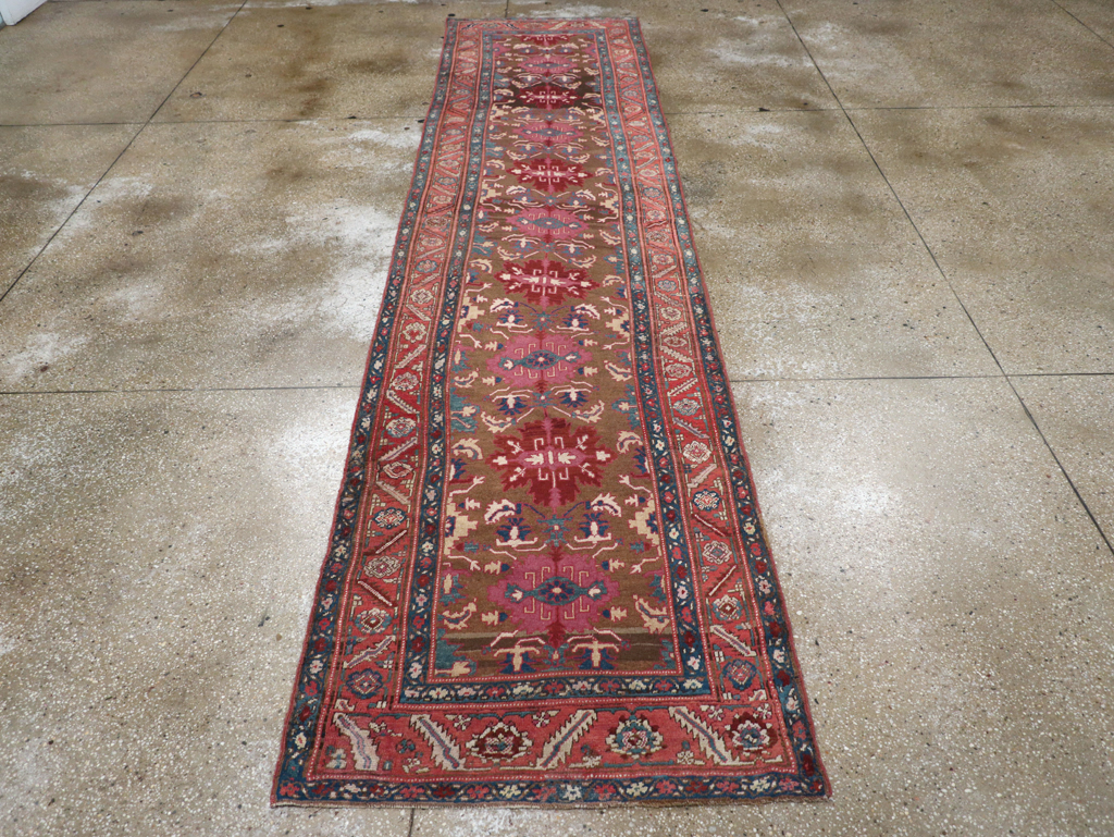 Antique Persian Bakshaish Runner, No.14896 - Gsblank