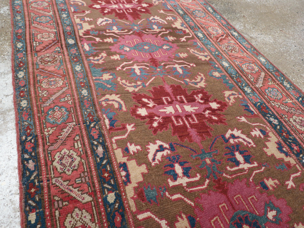 Antique Persian Bakshaish Runner, No.14896 - Gsblank