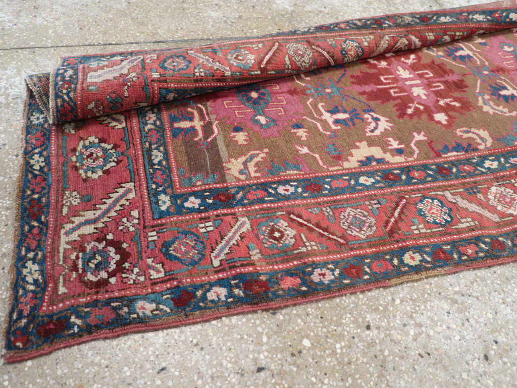 Antique Persian Bakshaish Runner, No.14896 - Gsblank