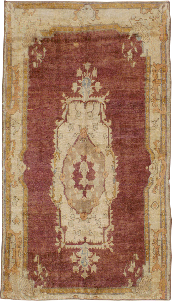Antique Turkish Oushak Rug, No.14925 - Gsblank