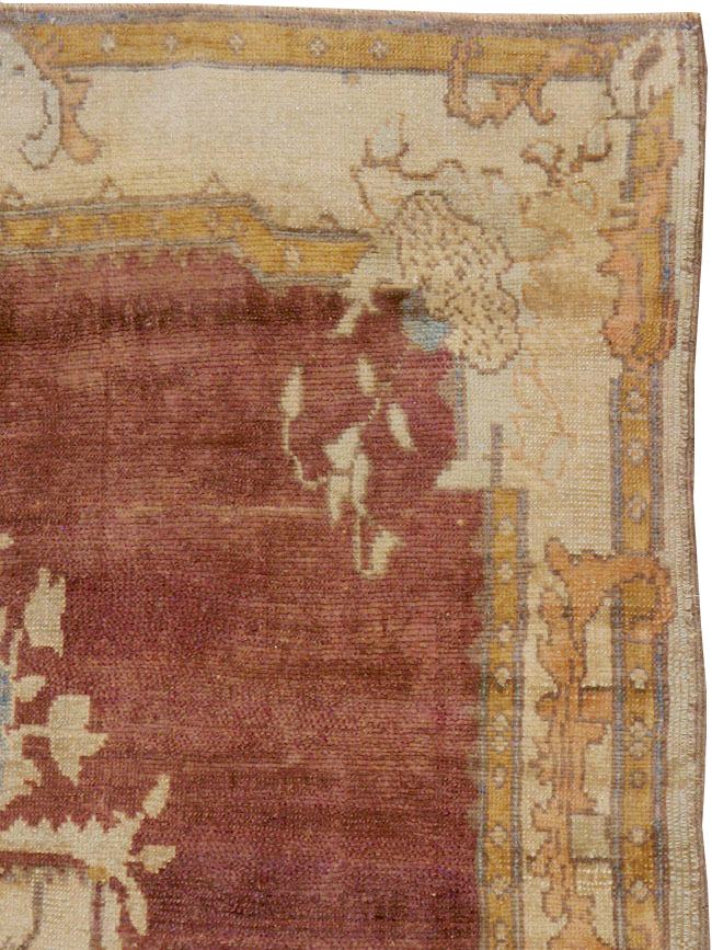 Antique Turkish Oushak Rug, No.14925 - Gsblank