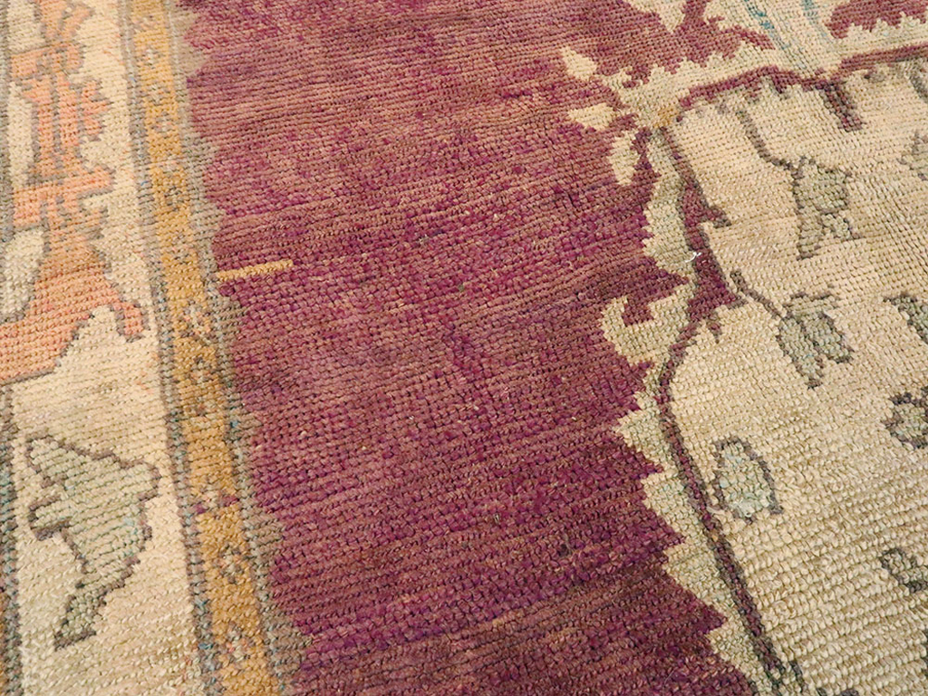 Antique Turkish Oushak Rug, No.14925 - Gsblank