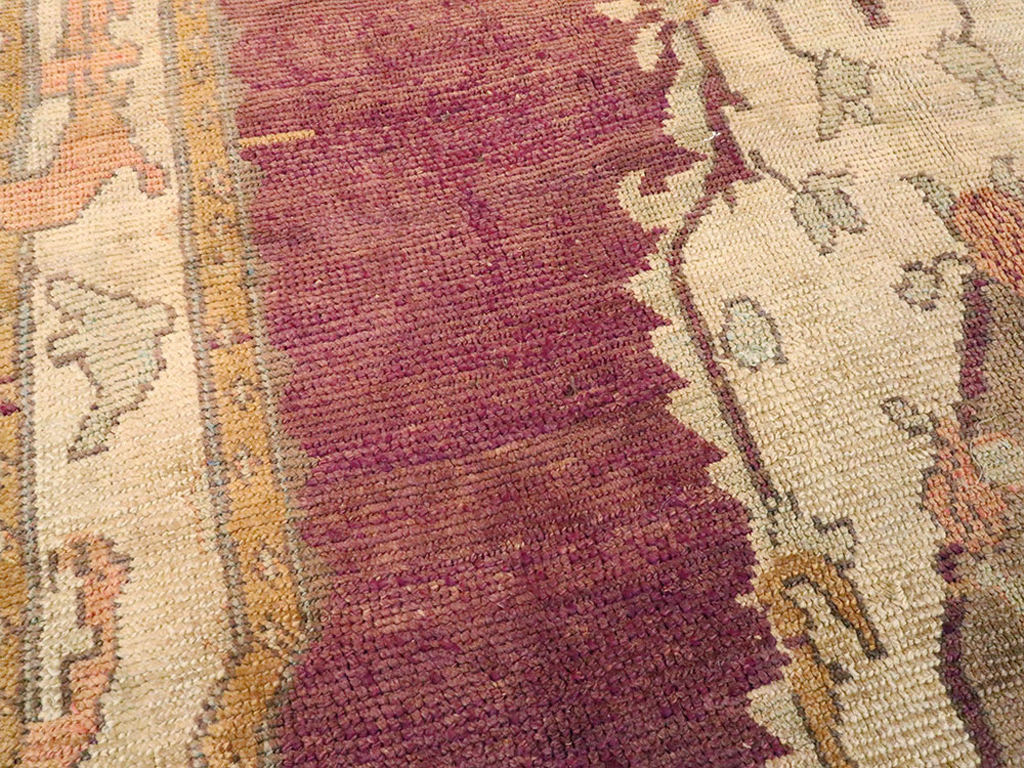 Antique Turkish Oushak Rug, No.14925 - Gsblank