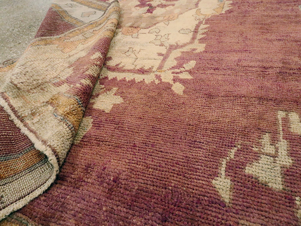 Antique Turkish Oushak Rug, No.14925 - Gsblank