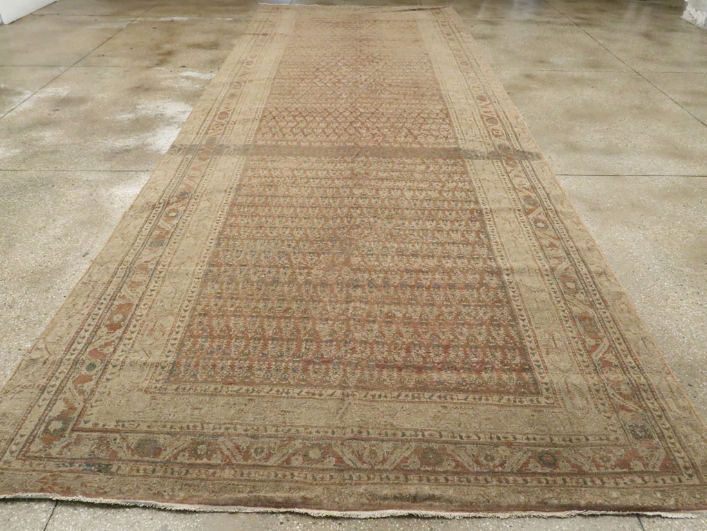 Antique Persian Malayer Long Carpet, No.14942 - Gsblank
