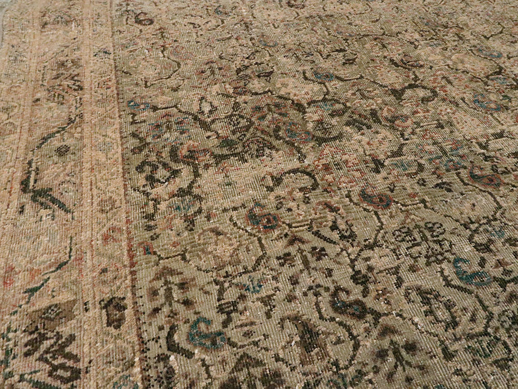 Vintage Persian Malayer Rug, No.14945 - Gsblank