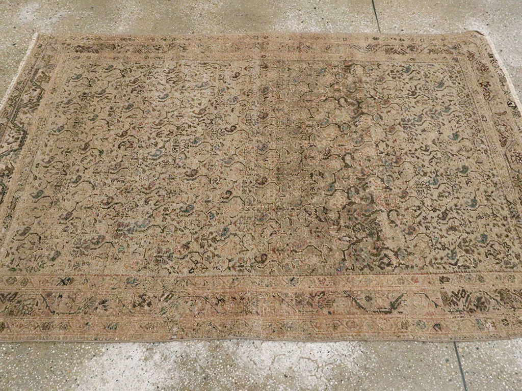 Vintage Persian Malayer Rug, No.14945 - Gsblank