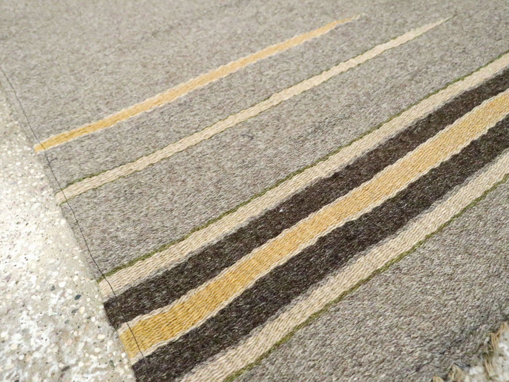 Vintage European Flatweave Kilim Throw Rug, No.14949 - Gsblank