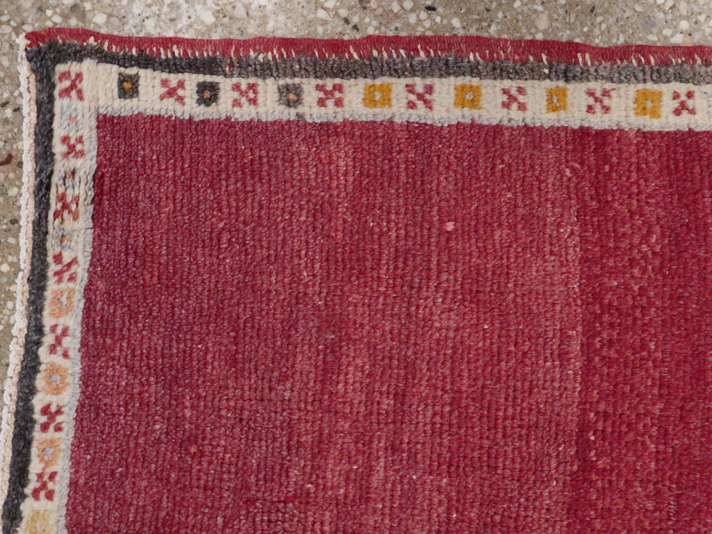 Vintage Turkish Anatolian Throw Rug, No.14998 - Gsblank