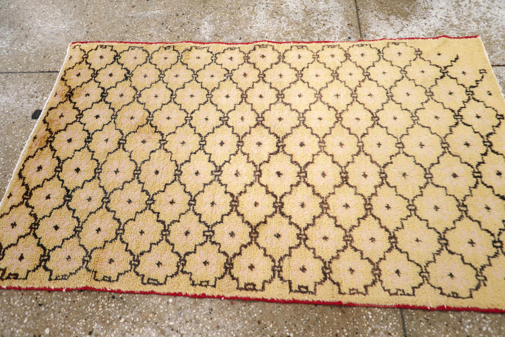 Vintage Turkish Anatolian Throw Rug, No.15028 - Gsblank