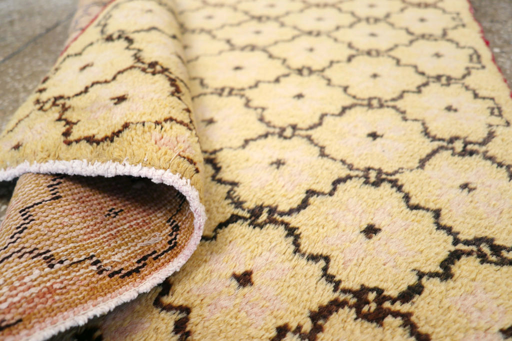 Vintage Turkish Anatolian Throw Rug, No.15028 - Gsblank