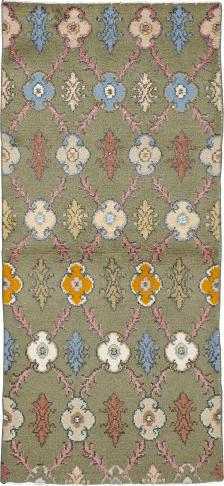 Vintage Turkish Anatolian Throw Rug, No.15036 - Gsblank