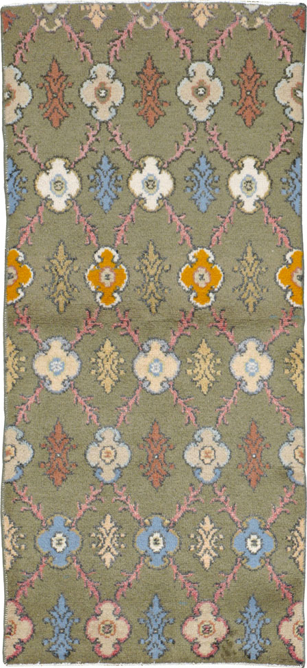 Vintage Turkish Anatolian Throw Rug, No.15036 - Gsblank