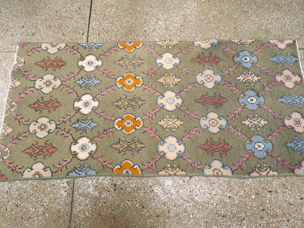 Vintage Turkish Anatolian Throw Rug, No.15036 - Gsblank