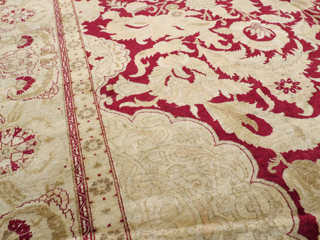 Antique Indian Agra Carpet, No.15046 - Gsblank