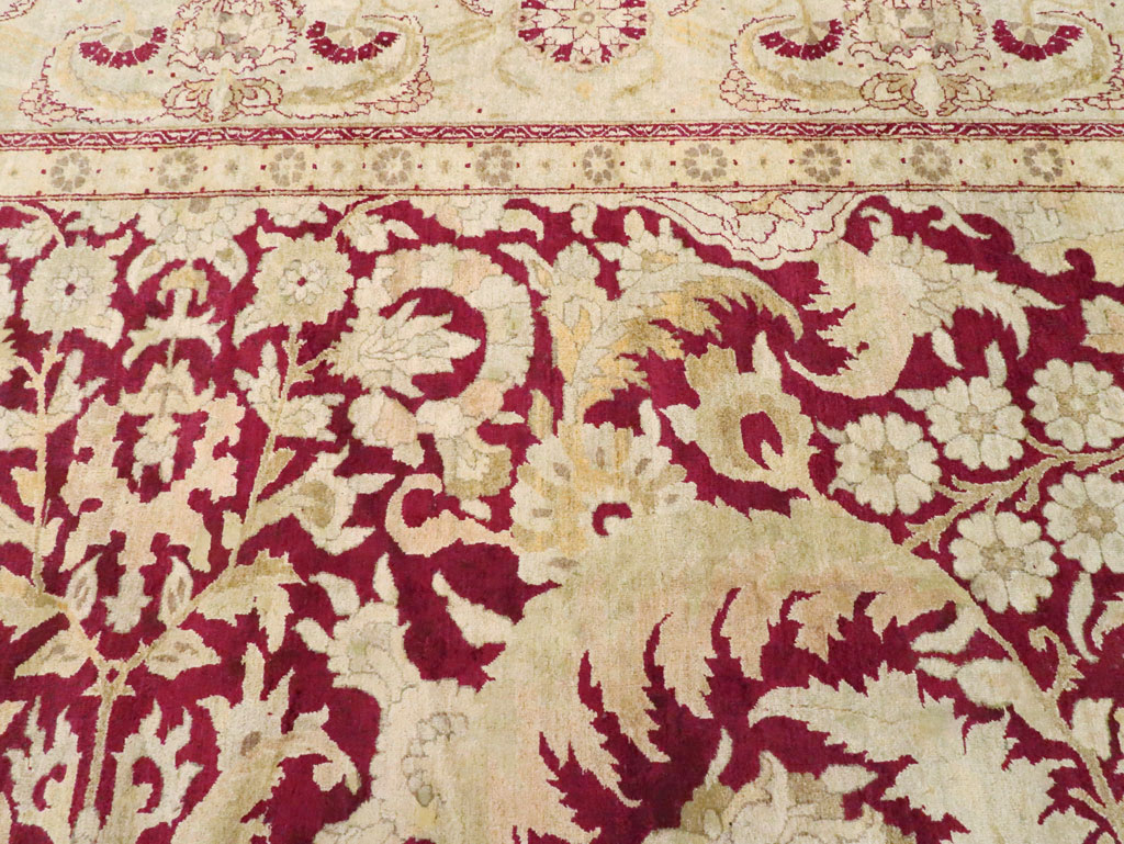 Antique Indian Agra Carpet, No.15046 - Gsblank