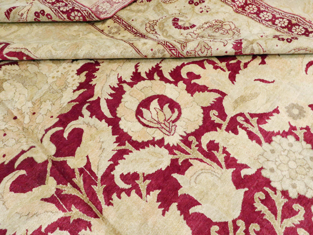 Antique Indian Agra Carpet, No.15046 - Gsblank