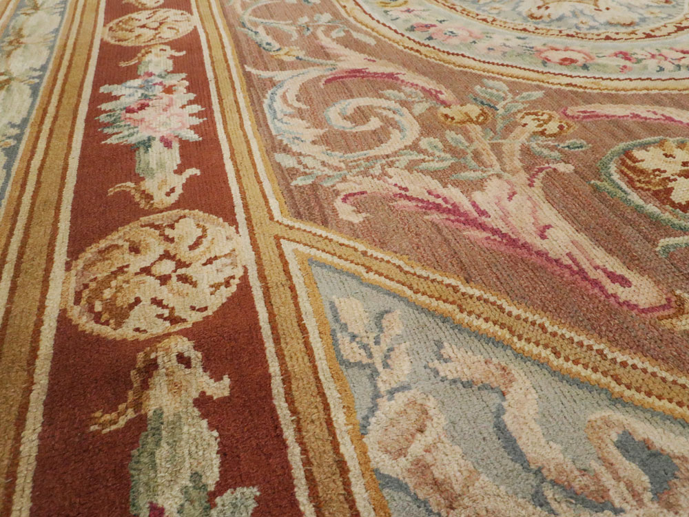 Antique French Savonnerie Carpet, No.15064 - Gsblank