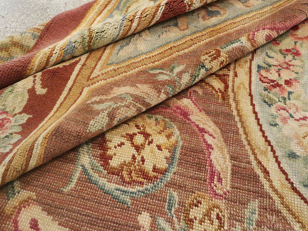 Antique French Savonnerie Carpet, No.15064 - Gsblank