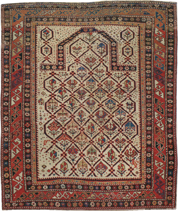 Antique  Caucasian Shirvan Rug, No.15069 - Gsblank