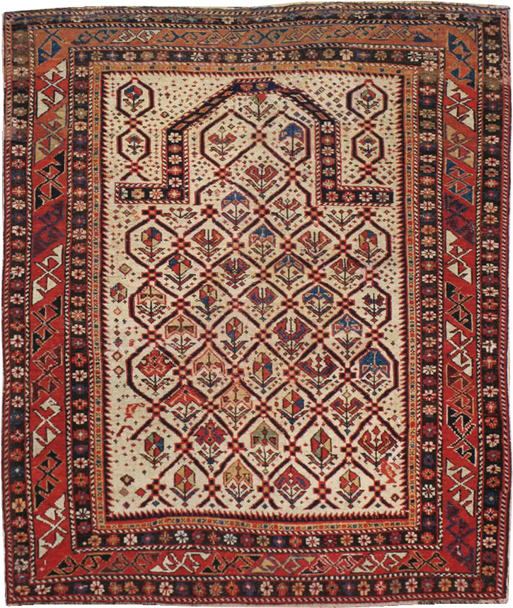 Antique  Caucasian Shirvan Rug, No.15069 - Gsblank