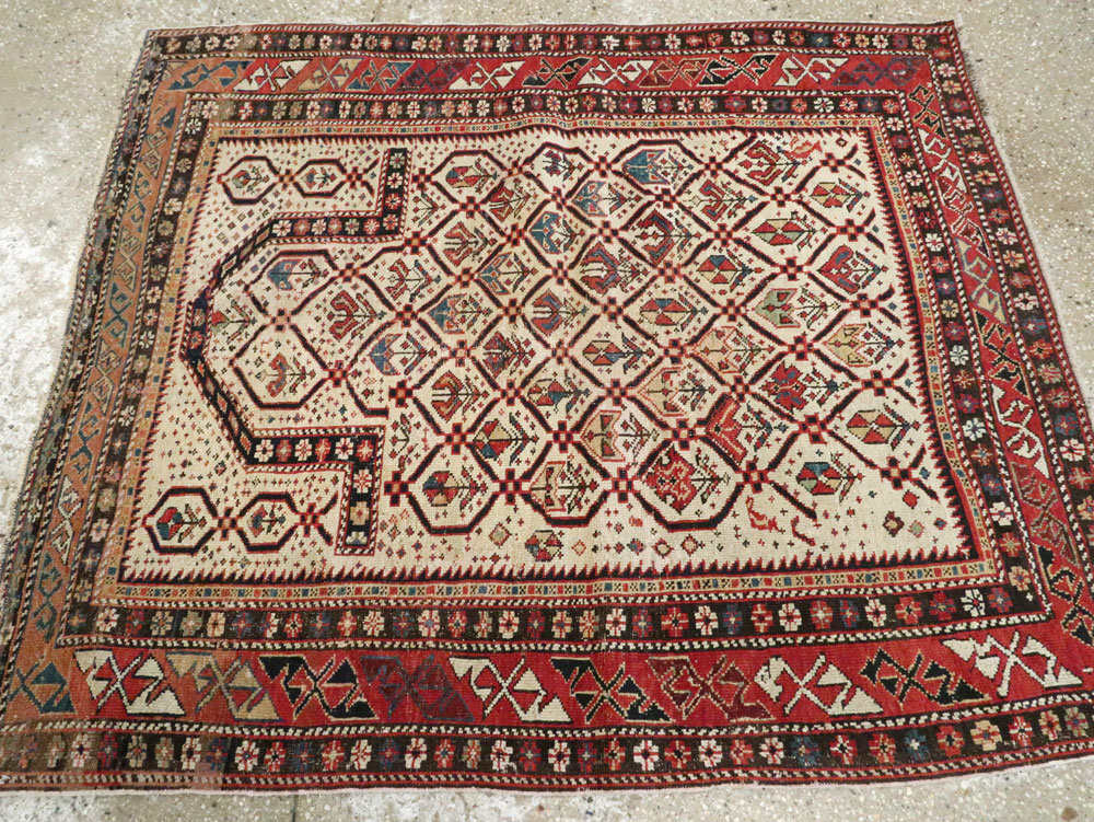 Antique  Caucasian Shirvan Rug, No.15069 - Gsblank