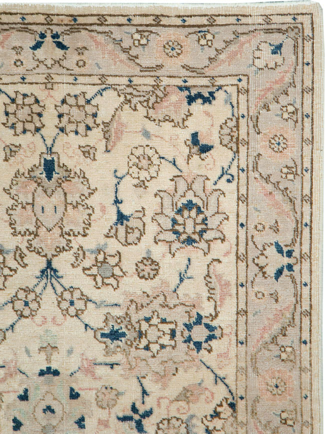 Vintage Persian Tabriz Rug (Pair: 1 of 2), No.15089 - Gsblank