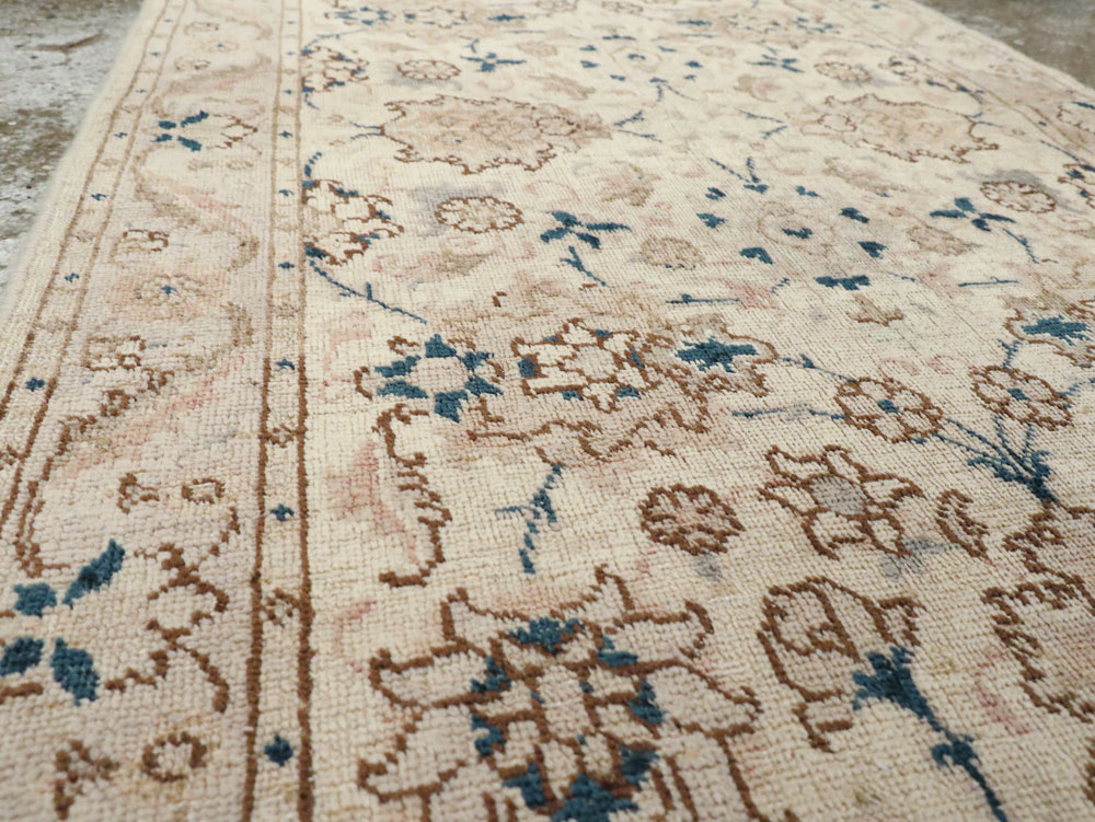 Vintage Persian Tabriz Rug (Pair: 1 of 2), No.15089 - Gsblank