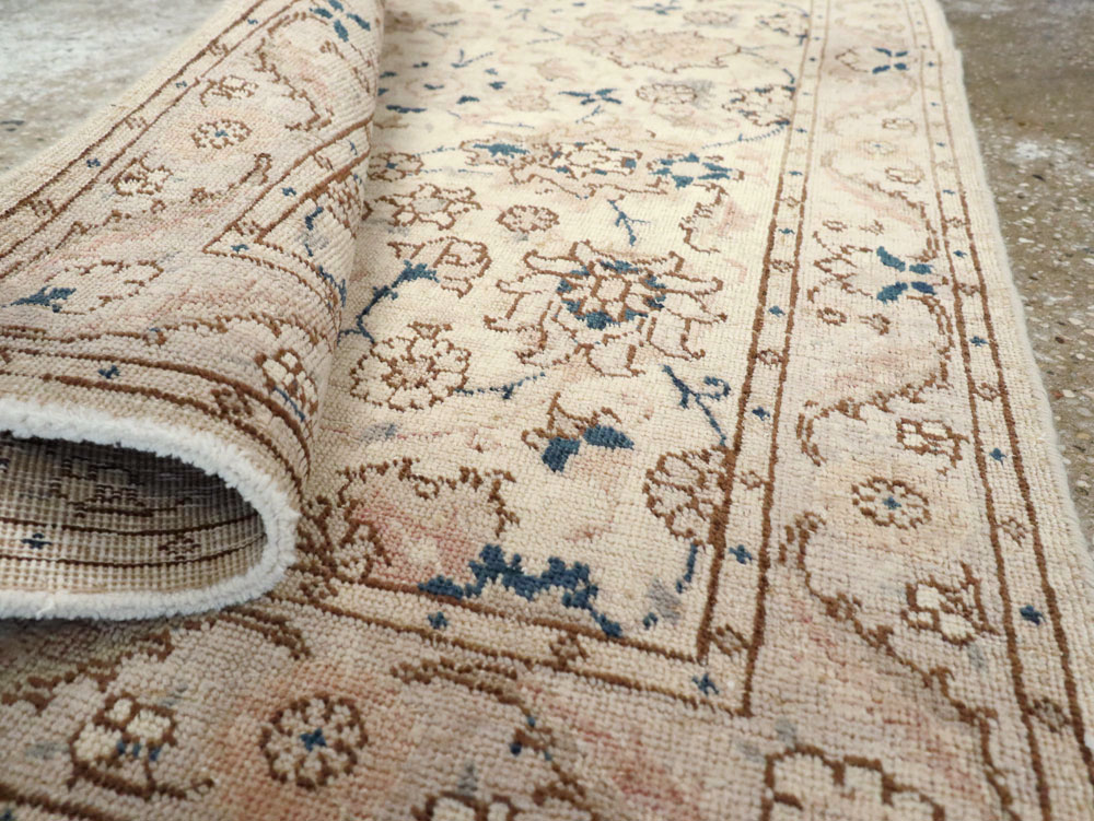 Vintage Persian Tabriz Rug (Pair: 1 of 2), No.15089 - Gsblank