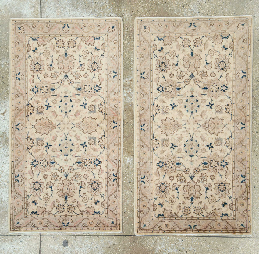 Vintage Persian Tabriz Rug (Pair: 1 of 2), No.15089 - Gsblank