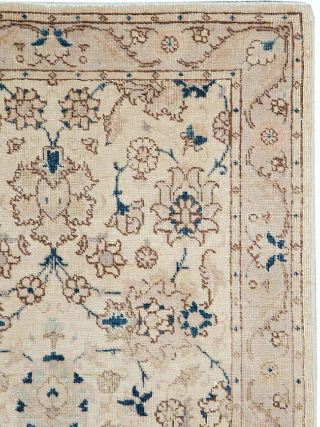 Vintage Persian Tabriz Rug (Pair: 2 of 2), No.15090 - Gsblank