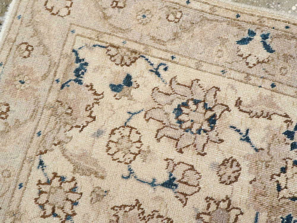 Vintage Persian Tabriz Rug (Pair: 2 of 2), No.15090 - Gsblank