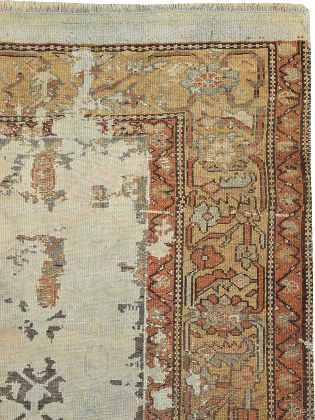 Antique Persian Distressed Kurdish Rug, No.15107 - Gsblank