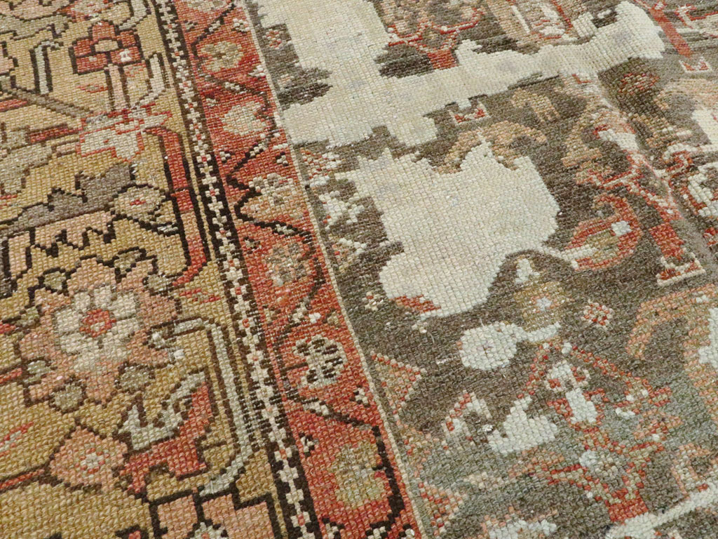 Antique Persian Distressed Kurdish Rug, No.15107 - Gsblank