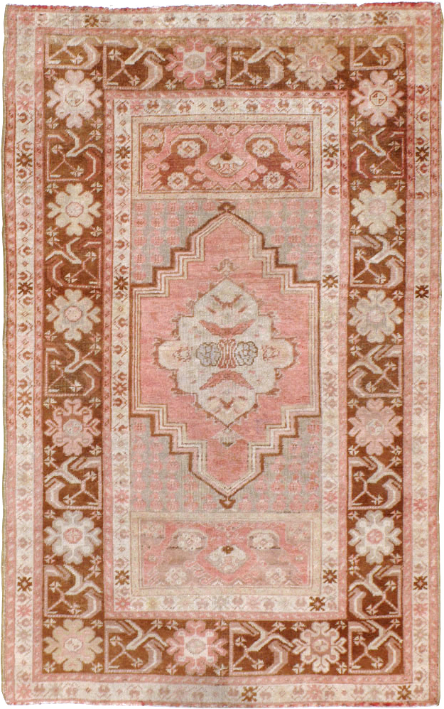 Vintage Turkish Oushak Rug, No.15116 - Gsblank