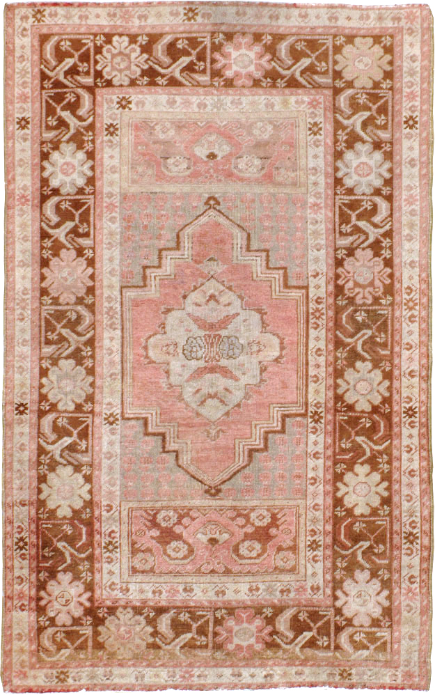 Vintage Turkish Oushak Rug, No.15116 - Gsblank