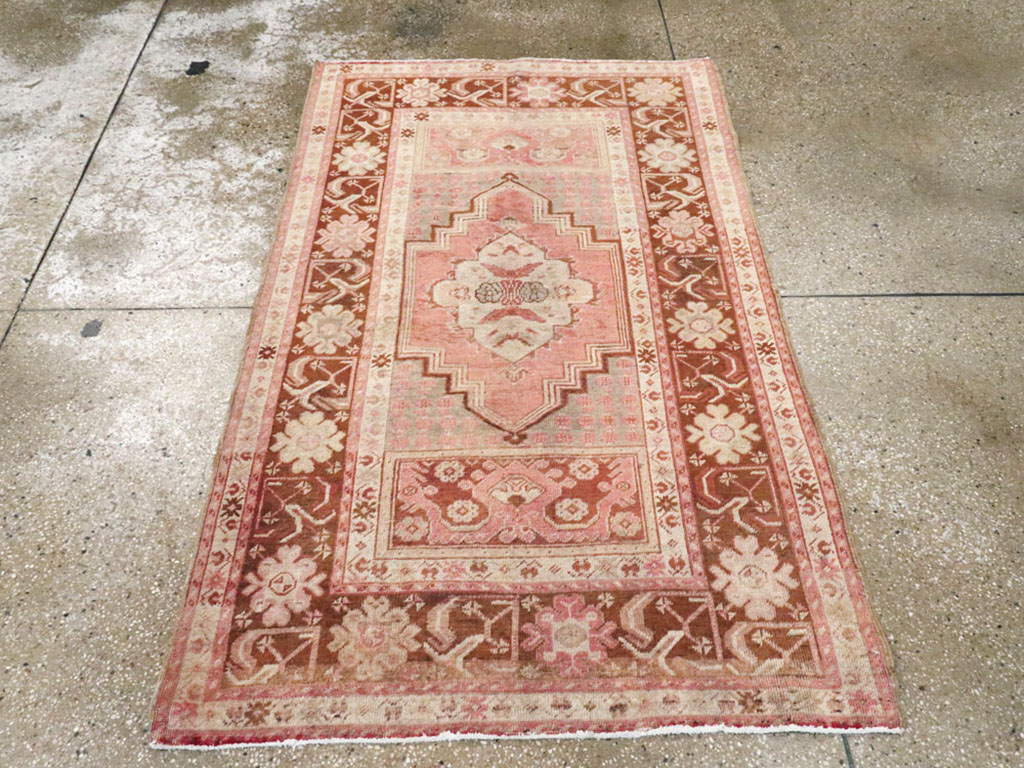 Vintage Turkish Oushak Rug, No.15116 - Gsblank