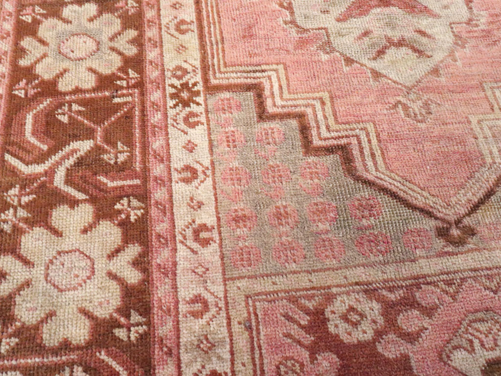 Vintage Turkish Oushak Rug, No.15116 - Gsblank
