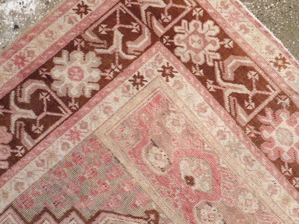 Vintage Turkish Oushak Rug, No.15116 - Gsblank