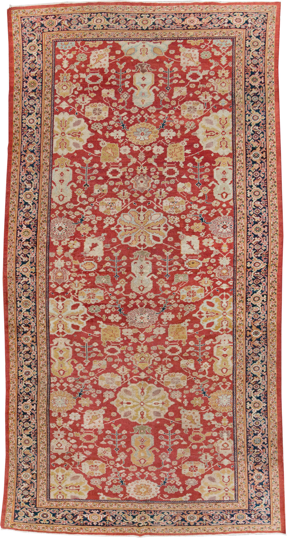 Antique Persian Sultanabad Gallery Carpet, No.15154 - Gsblank