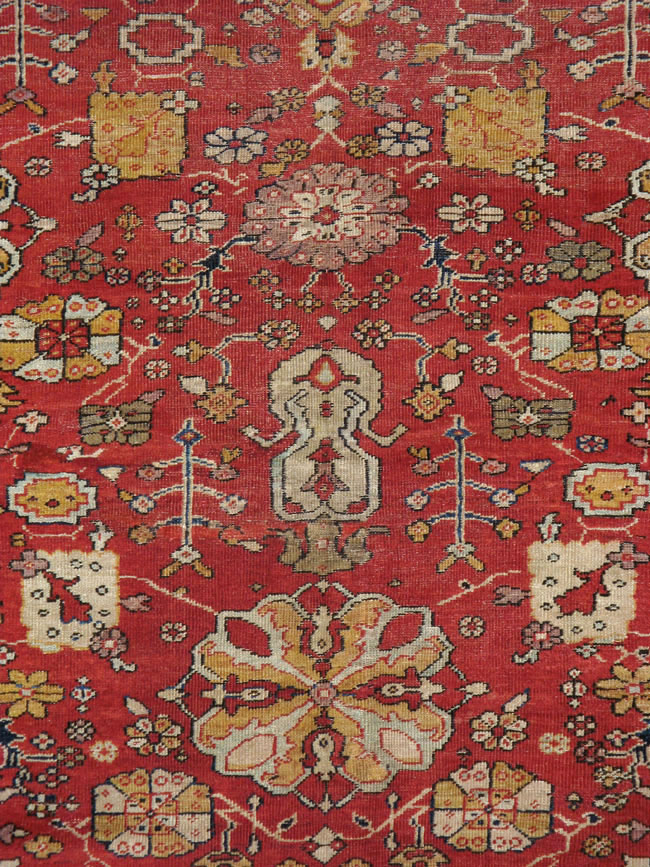 Antique Persian Sultanabad Gallery Carpet, No.15154 - Gsblank
