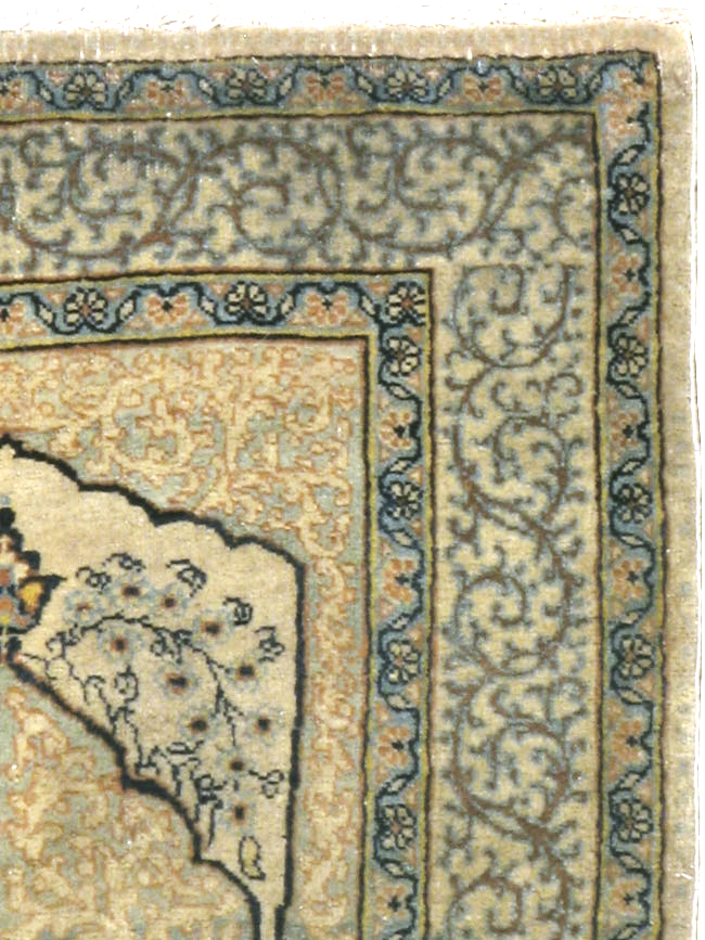Antique Persian Tabriz Hagi Jalili Rug, No.15166 - Gsblank